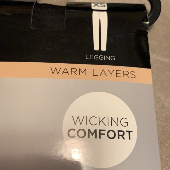 Cuddle Duds thin warm leggings, wicking comfort - Picture 2 of 7